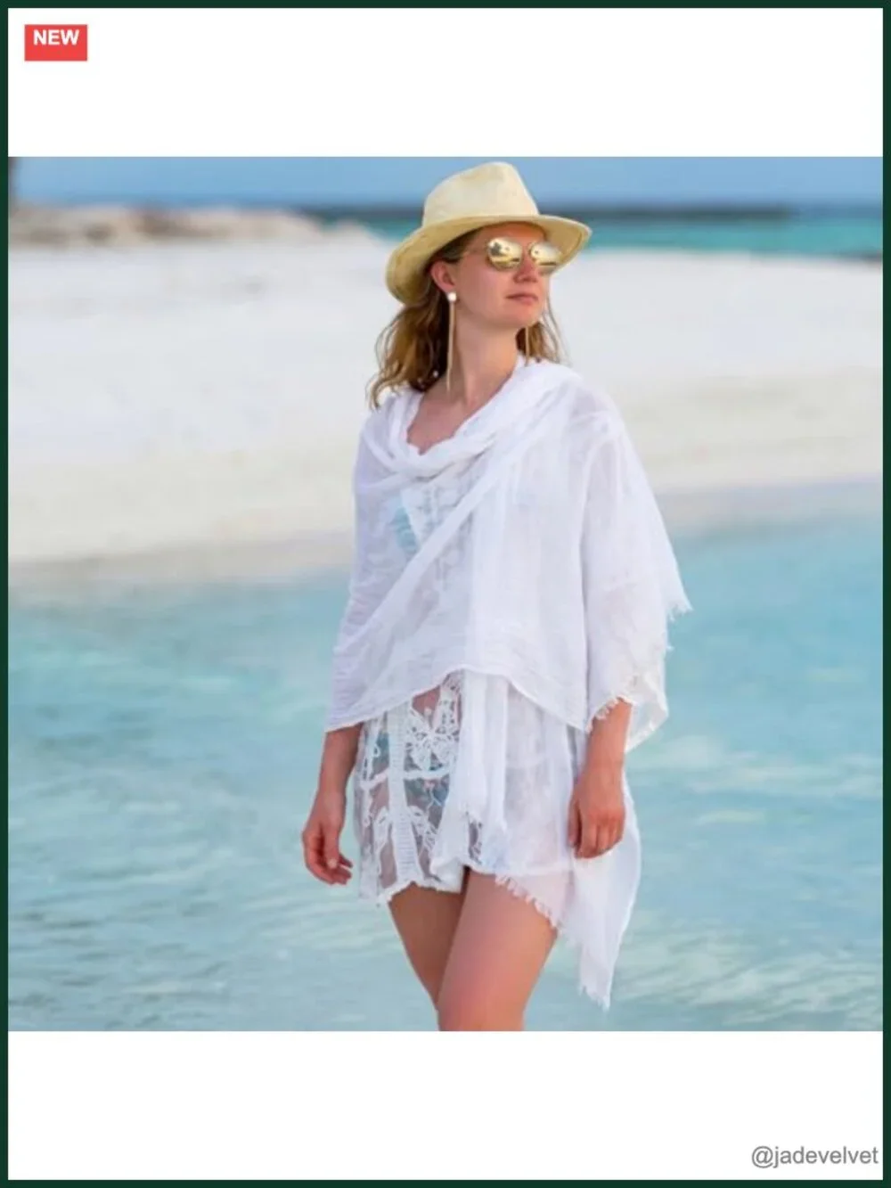 4 Pack Lightweight Linen Cotton Crinkle Scarves, 73x35 inch Beach Shawl Wrap